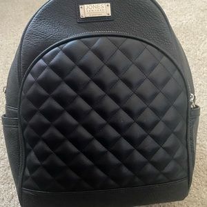 Fake leather backpack